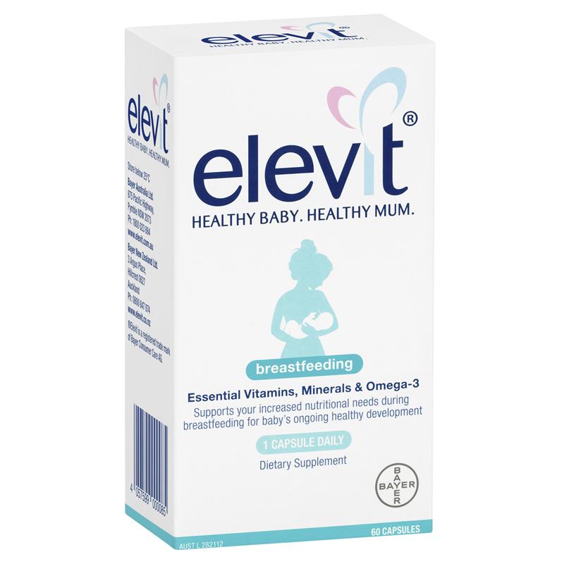 Thực phẩm bảo vệ sức khỏe Elevit Breastfeeding – Elevit sau khi sinh & cho con bú hộp 30 viên