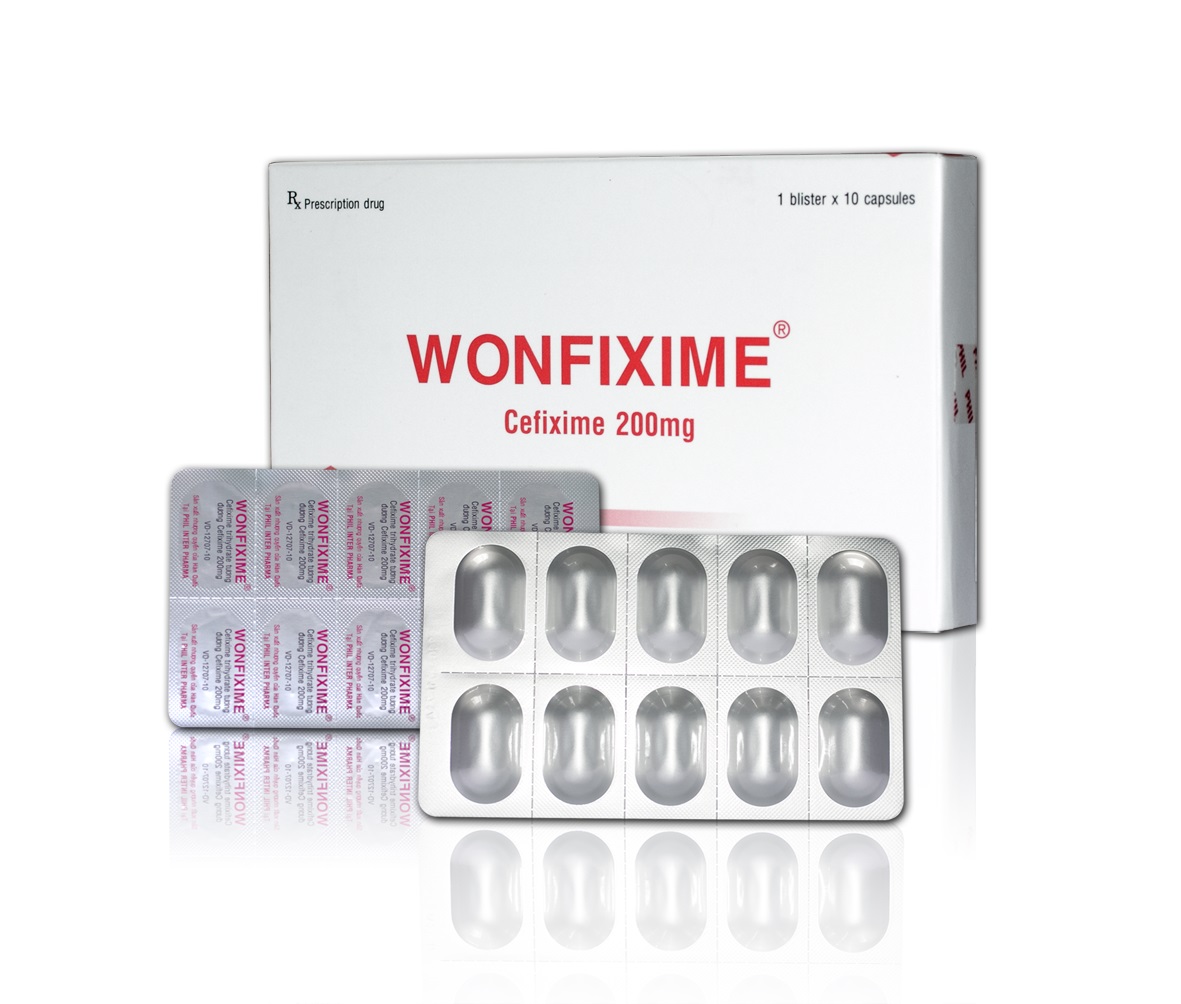 Thuốc kháng sinh WONFIXIME hộp 10 viên