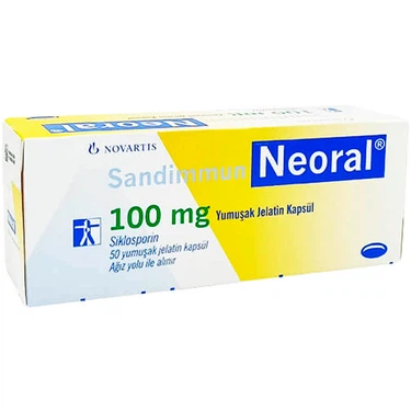 Chống thải ghép sau khi ghép tạng, cấy ghép tế bào gốc, tủy xương Sandimmun Neoral 100mg Novartis hộp 10 vỉ x 5 viên