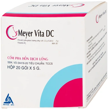 Cốm pha hỗn dịch Meyer Vita DC hộp 20 gói x 5g