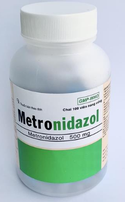 Thuốc kháng sinh Metronidazol 500 mg DONAIPHARM lọ 100 viên nang cứng