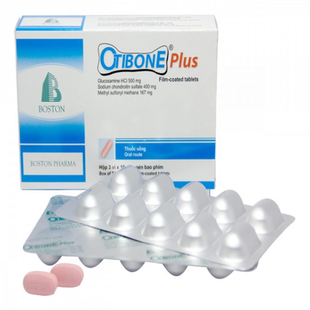 Thuốc xương khớp Otibone Plus hộp 3 vỉ x 10 viên