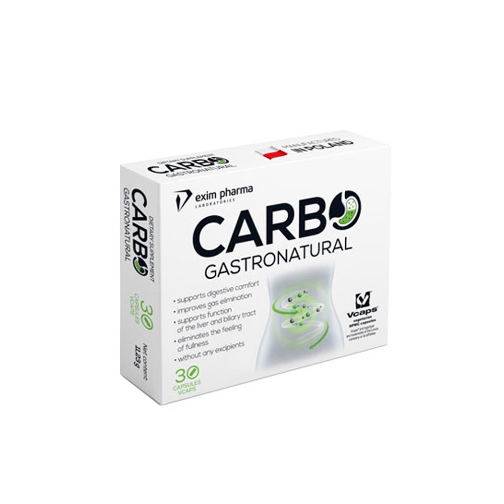 Thực phẩm chức năng hỗ trợ hệ tiêu hóa CARBO GASTRONATURAL hộp 30 viên