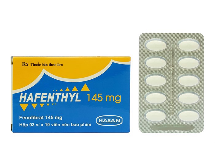 Thuốc hạ mỡ máu Hafenthyl 145mg hộp 30 viên-2