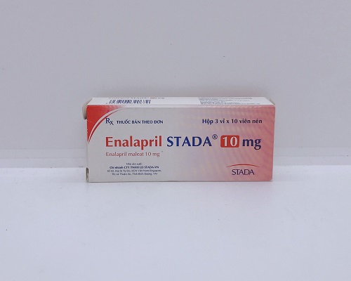 Thuốc điều trị tăng huyết áp Enalapril Stada 10mg hộp 30 viên-2
