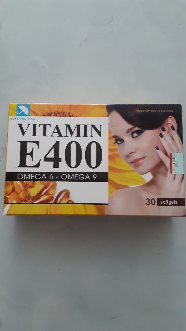 Viên uống bổ sung VITAMIN E400 OMEGA 6 - OMEGA 9 (TP PHARMA) hộp 30 viên