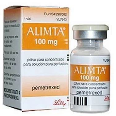 Bột đông khô pha dung dịch tiêm Alimta 100mg Eli Lilly hộp 1 lọ