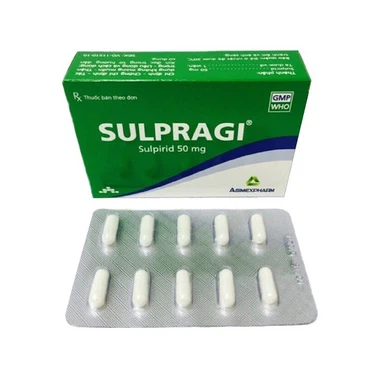 Điều trị chứng lo âu Sulpragi Agimexpharm hộp 3 vỉ x 10 viên