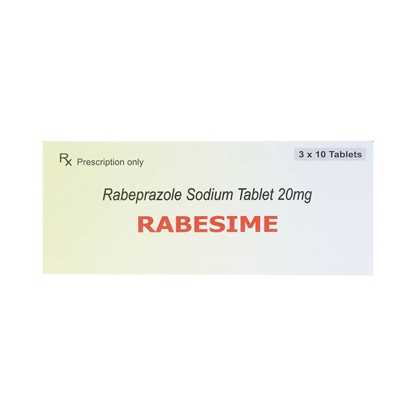 Thuốc trị đau dạ dày Rabesime 20Mg hộp 30 viên