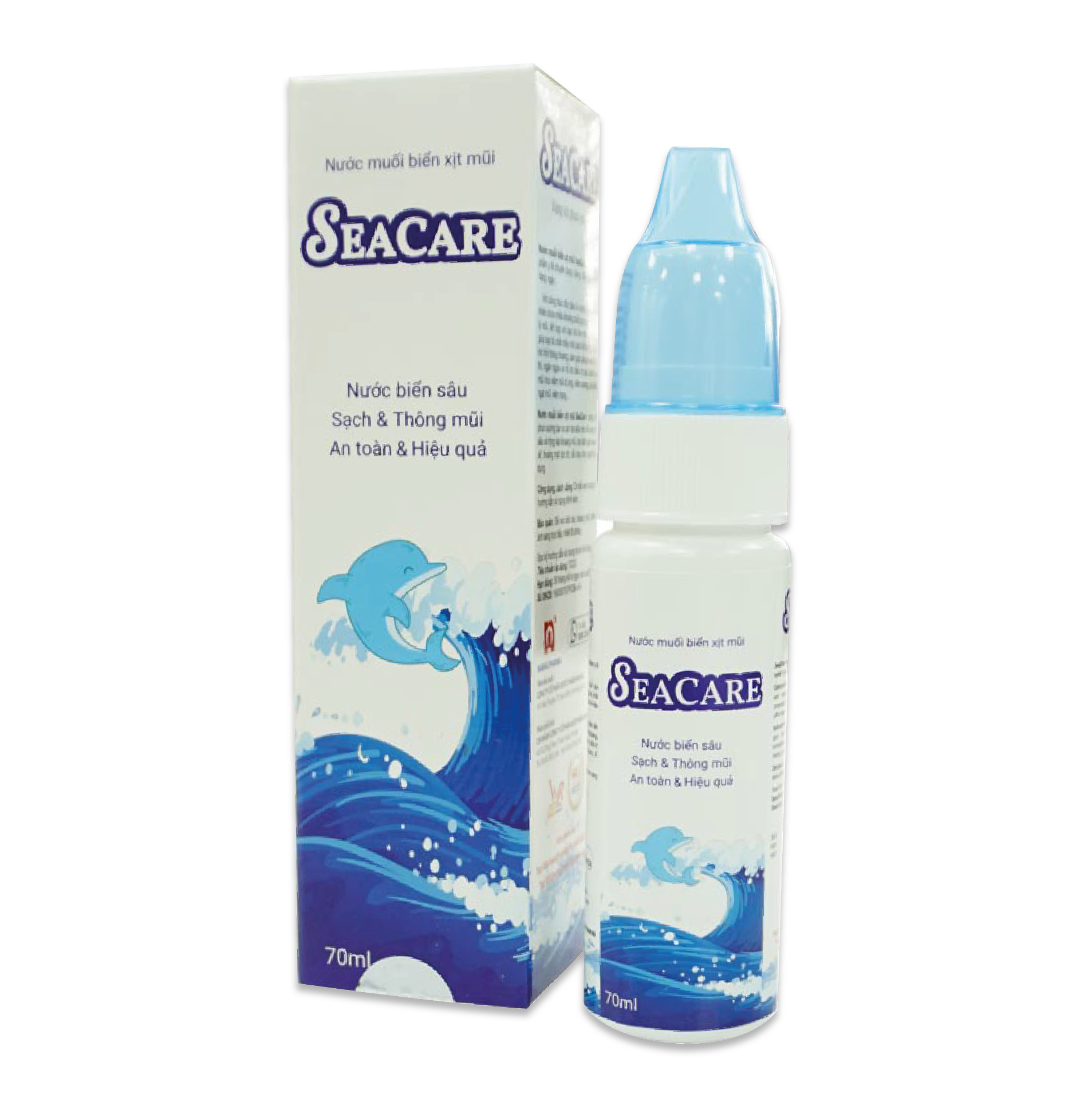 Nước muối biển xịt mũi SEACARE hộp 1 chai 70ml