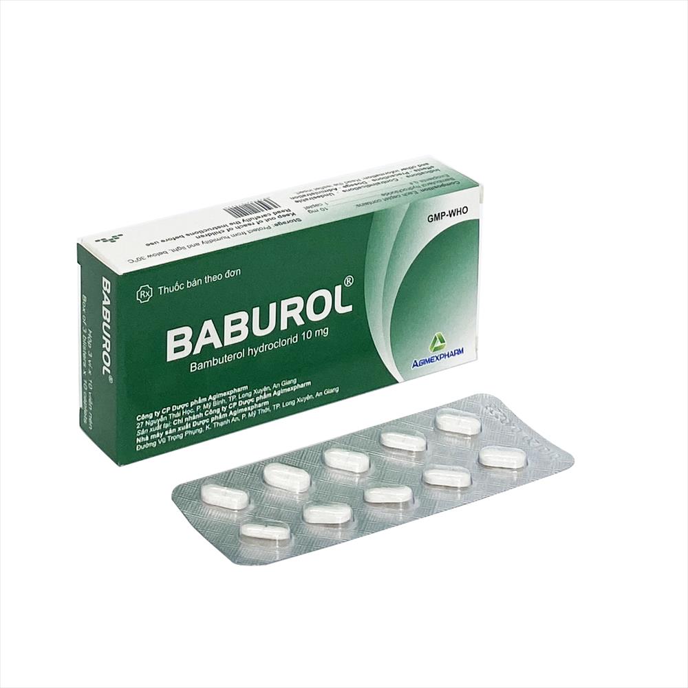 Thuốc điều trị hen suyễn Baburol 10 hộp 30 viên-3