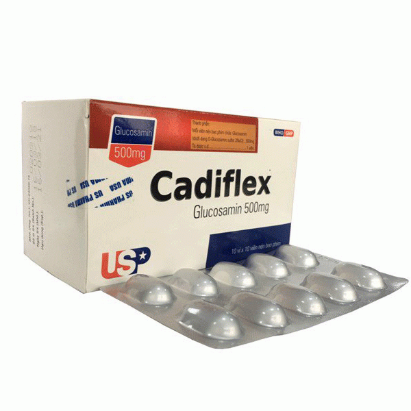 Thuốc hỗ trợ xương khớp CADIFLEX 500 hộp 100 viên-1