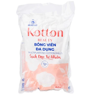 Bông viên đa dụng Kotton Beauty Bạch Tuyết gói 80g