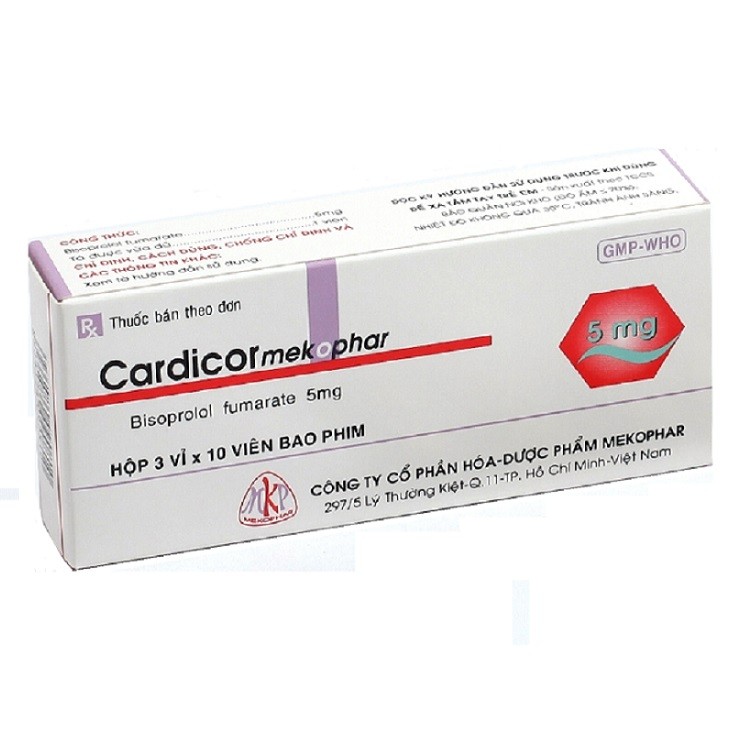 CardicorMekophar 5mg hộp 30 viên-2