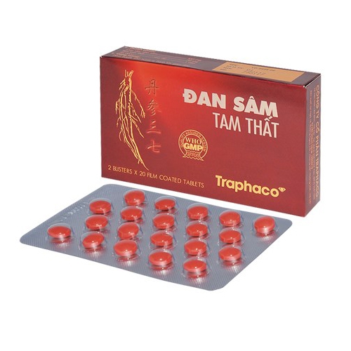 Đan Sâm Tam Thất Traphaco hộp 40 viên-2
