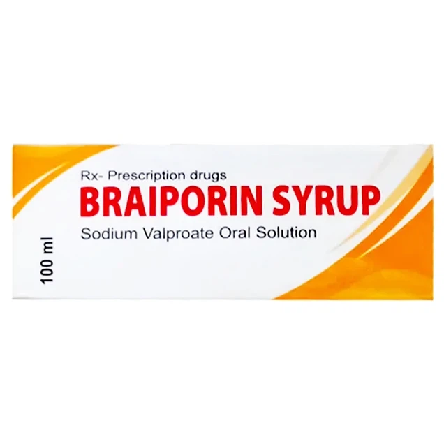 Điều trị bệnh động kinh Braiporin syrup Allegens hộp 1 lọ x 100ml