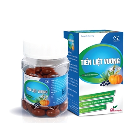 Hỗ trợ điều trị phì đại tiền liệt tuyến TIỀN LIỆT VƯƠNG hộp 1 lọ 60 viên