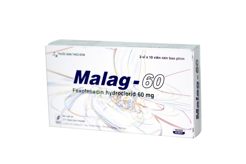 Thuốc chống dị ứng MALAG-60 hộp 30 viên