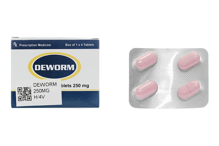 Thuốc trị giun sán Deworm hộp 4 viên-2