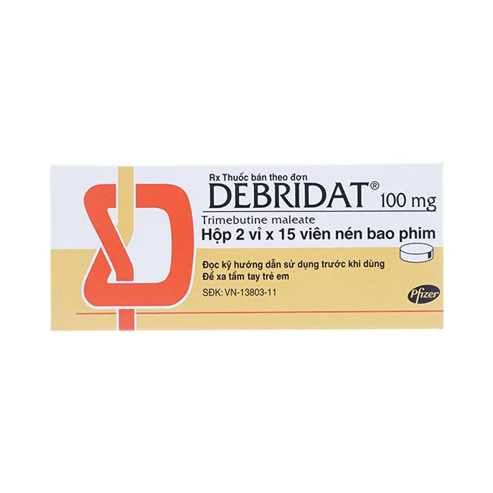 Thuốc chống co thắt Debridat 100mg hộp 30 viên-3