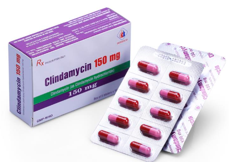 Thuốc kháng sinh Clindamycin 150 mg hộp 50 viên-2