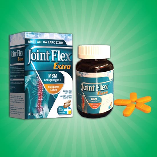 Giảm đau nhức xương khớp, làm chậm thoái hóa khớp Joint Flex Extra (DP Bình Tân) hộp 1 lọ 50 viên nén