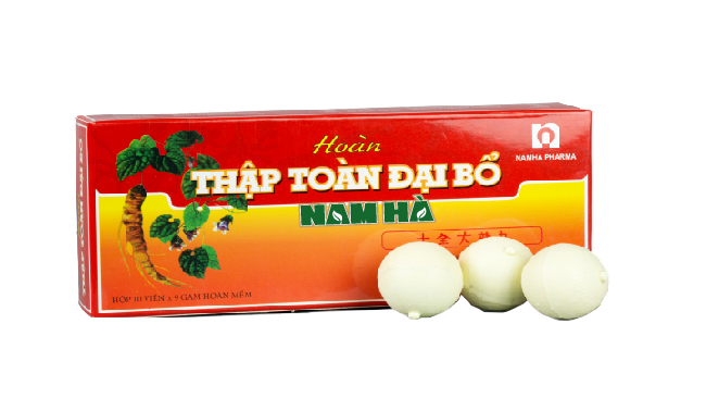 Hoàn Thập Toàn Đại Bổ Nam Hà hộp 10 viên x 9g