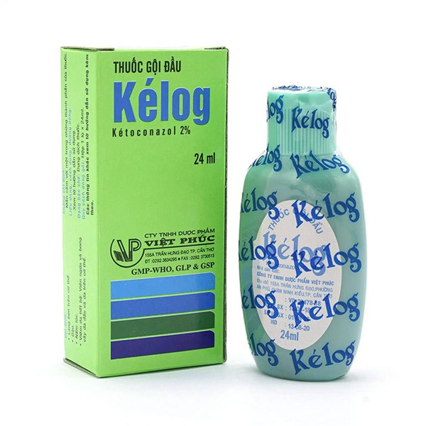 Thuốc gội đầu Kélog hộp 1 chai 24ml