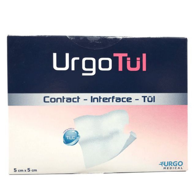 Gạc lưới Urgotul hộp 10 miếng 5 x 5cm