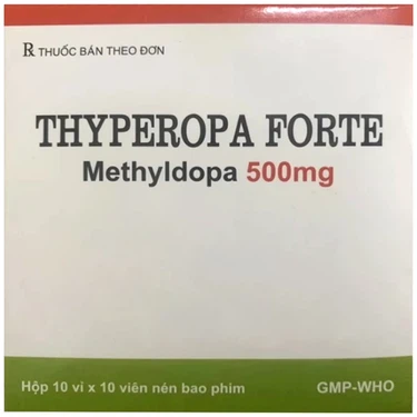 Thuốc điều trị tăng huyết áp Thyperopa Forte hộp 10 vỉ x 10 viên