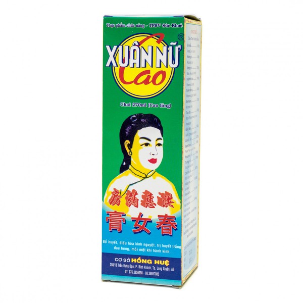 Hỗ trợ bổ huyết điều kinh Xuân Nữ Cao (Hồng Huệ) hộp 1 chai 270ml