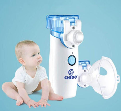 Máy xông mũi họng điện dung siêu âm cầm tay Chido hộp 1 cái