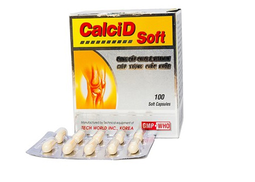 Viên uống bổ sung Canxi CalciD Soft hộp 100 viên-2