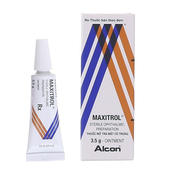 Thuốc mỡ tra mắt 
Maxitrol 
hộp 1 tuýp 3,5g