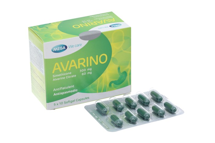 Thuốc trị rối loạn tiêu hóa  Avarino
 hộp 50 viên