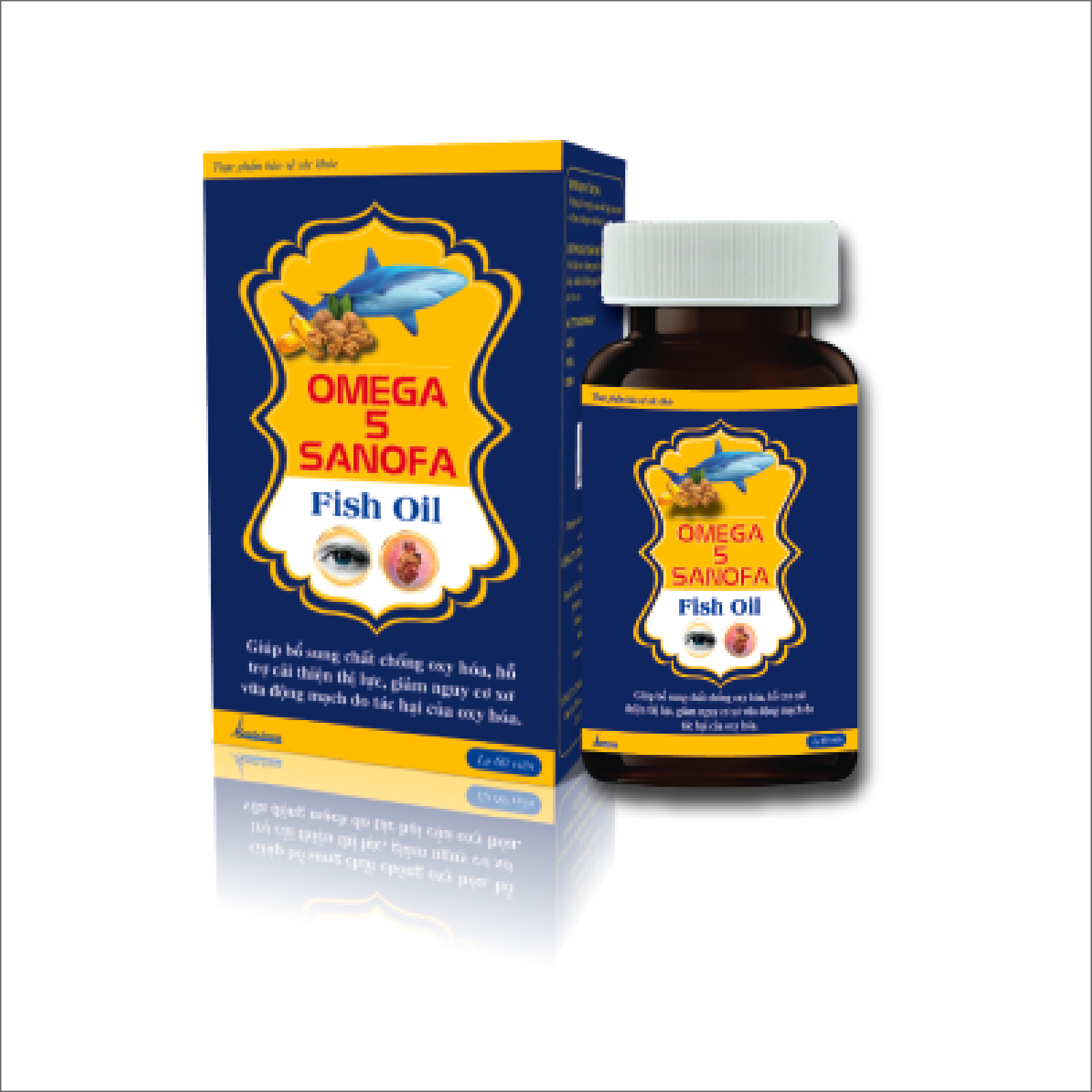 Bổ sung Omega 5 Sanofa lọ 60 viên