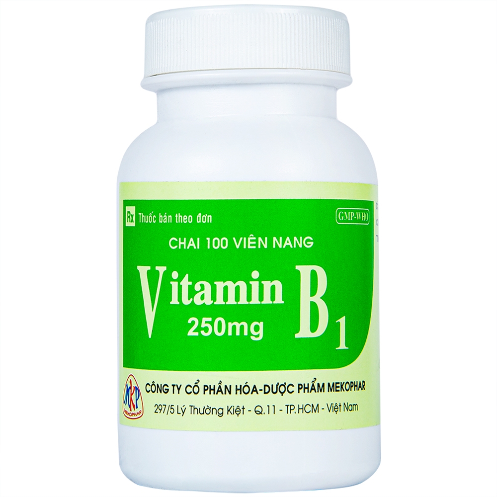 Vitamin B1 250mg (MEKOPHAR) lọ 100 viên