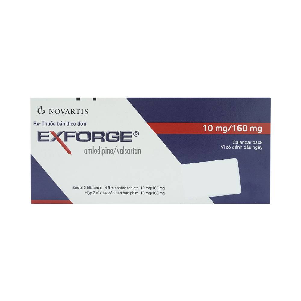 Thuốc điều trị cao huyết áp Exforge 10mg/160mg hộp 28 viên-2