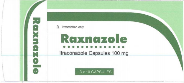 Thuốc kháng nấm RAXNAZOLE 100 hộp 30 viên