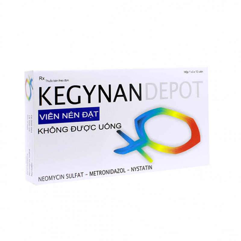 Thuốc đặt phụ khoa Kegynandepot hộp 10 viên