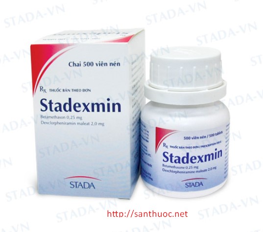 Thuốc kháng viêm Stadexmin Stada hộp 1 lọ 500 viên