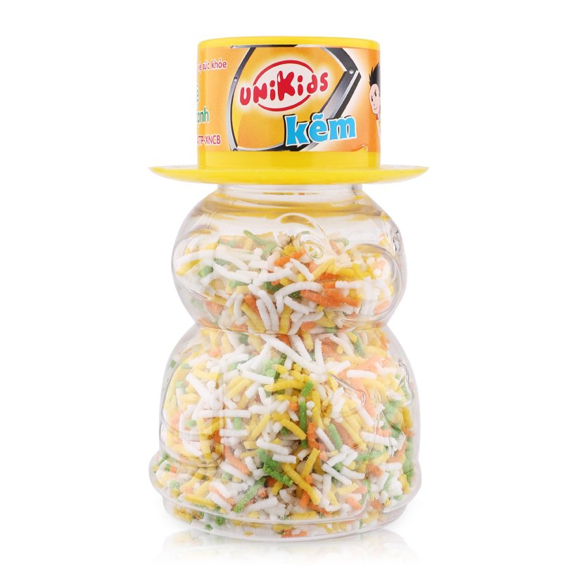 Cốm bổ sung vitamin và khoáng chất UNIKIDS KẽmDHG lọ 50g