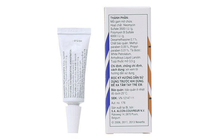 Thuốc mỡ tra mắt
Maxitrol
hộp 1 tuýp 3,5g-3