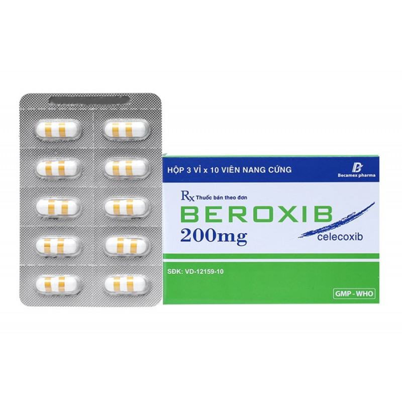 Thuốc kháng viêm Beroxib 200mg hộp 30 viên-2