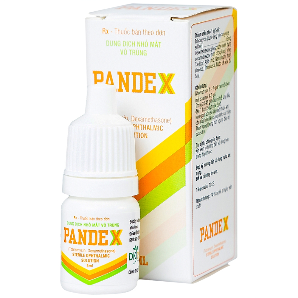 Dung dịch nhỏ mát vô trùng Pandex hộp 1 lọ 15ml