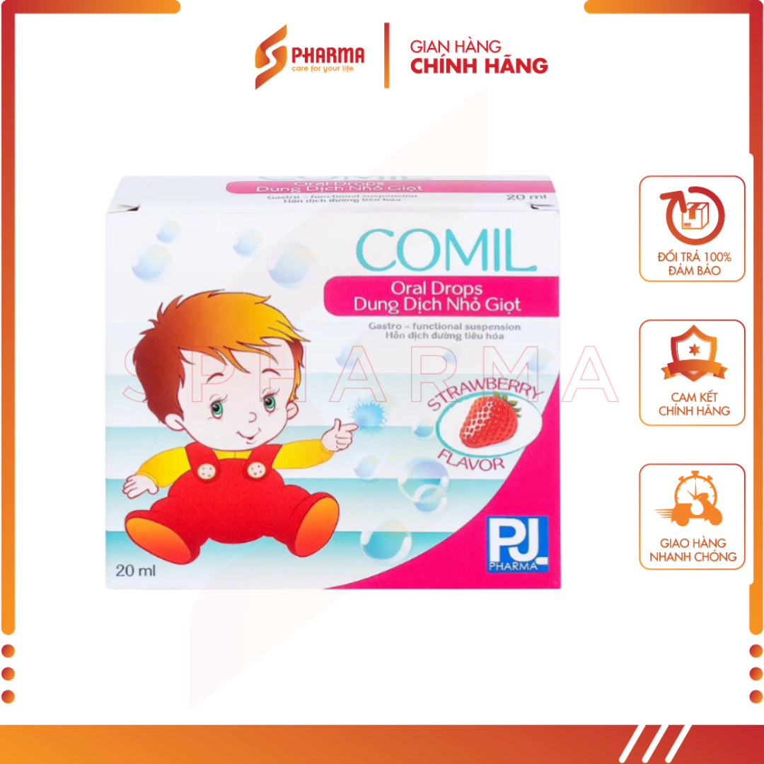 Dung dịch nhỏ giọt Comil PJ Pharma hộp 1 lọ 20ml