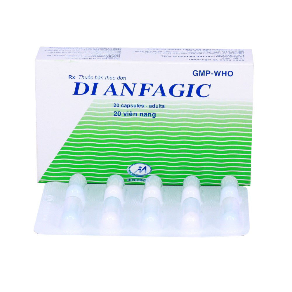 Thuốc giảm đau, hạ sốt DIANFAGIC hộp 20 viên