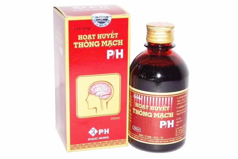 Hoạt huyết thông mạch P/H hộp 1 chai 250ml