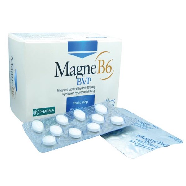 Thuốc bổ sung Magnesi Magne B6 BVP hộp 100 viên