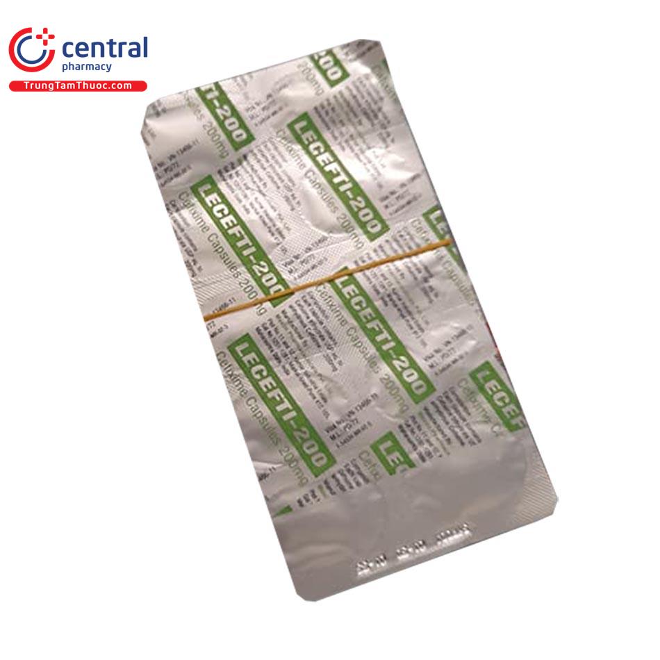 Thuốc kháng sinh Lecefti-200 hộp 10 viên-2